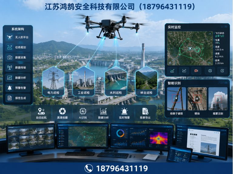 九江无人机巡检系统展示图